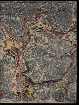 Marbled endpaper
