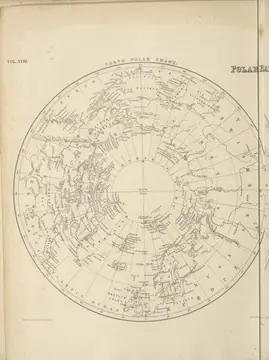 Star chart - northern sky